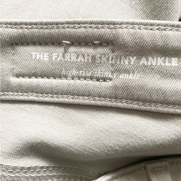 AG - The Farrah Skinny Ankle Adriano Goldschmied Women’s Gray Jeans Size 24R - Picture 5 of 6